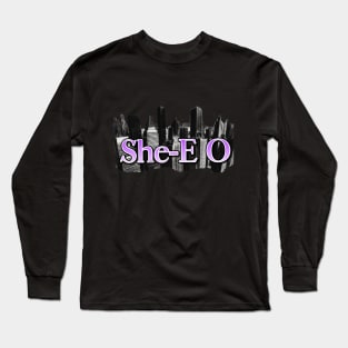 She-E O Women Executive Long Sleeve T-Shirt